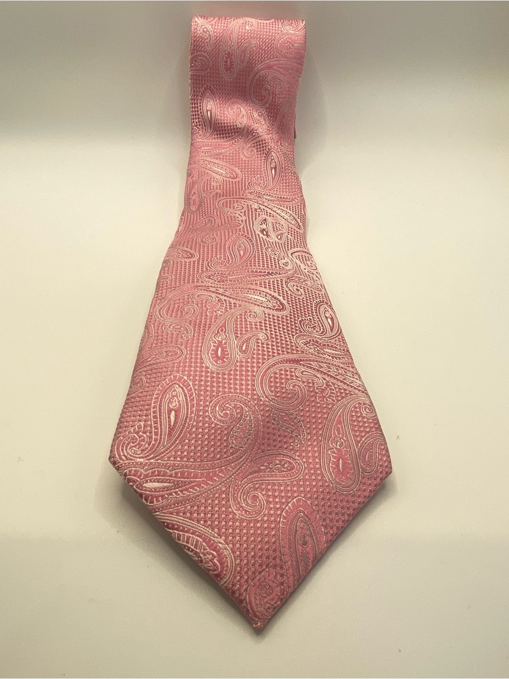 MICHAEL Michael Kors Pink Paisley Silk-Effect Tie
